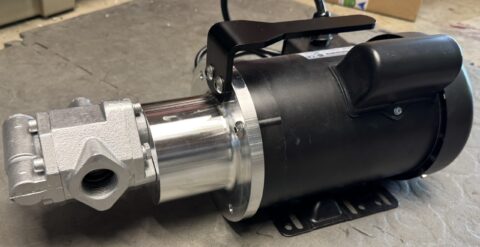 basic oil transfer pump for moving oil from totes and tanks